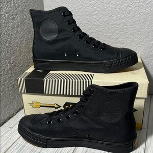 Mitchell & Ness Hood Rocket 66 men’s High-Top Sneakers Black Streetwear size 5.5